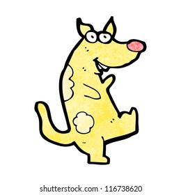 cartoon dancing dog
