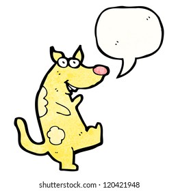 perro bailador de dibujos animados