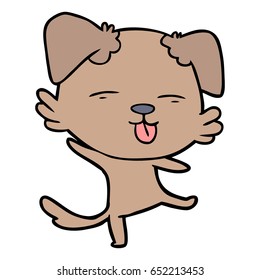 perro bailador de dibujos animados