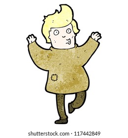 cartoon dancing man