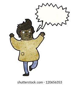 hombre de dibujos animados