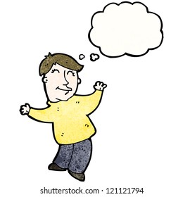 cartoon dancing man
