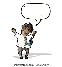 cartoon dancing man