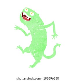 cartoon dancing monster