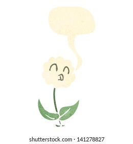 flor de dandelion de dibujos animados