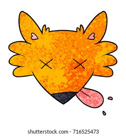 Cartoon-Totfuchs
