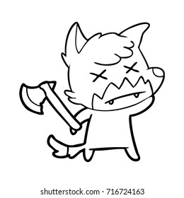 cartoon dead fox