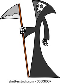 cartoon death reaper