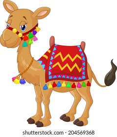 Cartoon decorated camel