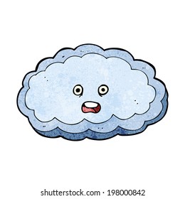 nube decorativa de dibujos animados