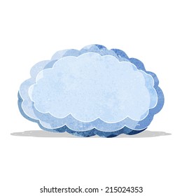 Cartoon-Zierwolke
