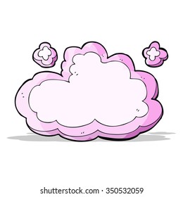 nube decorativa de dibujos animados