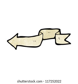 cartoon decorative scroll arrow