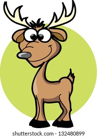 Cartoon deer