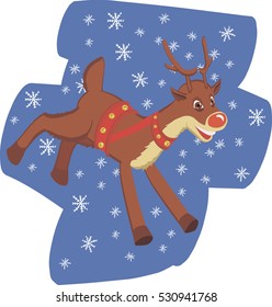 Cartoon deer