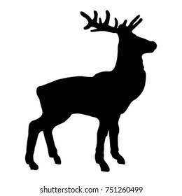 cartoon deer clip art in vector