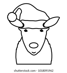 Cartoon deer icon