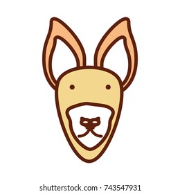 cartoon deer icon