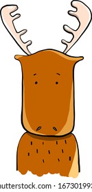 Cerveza de caricatura, ilustración, vector sobre fondo blanco.