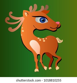 Cartoon deer for your design
