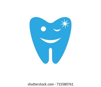 Cartoon Dental Smile Logo Design