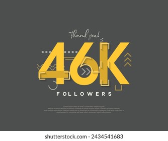Cartoon design for 36k followers celebration, simple and modern concept.