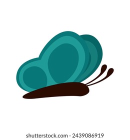 cartoon design of a beautiful butterfly flying