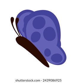 cartoon design of a beautiful butterfly flying