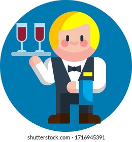 Cartoon Design Character Icon Isolated Vector Illustration vector illustration,
