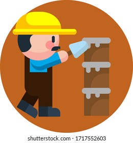 Cartoon Design Character Icon Isolated Vector Illustration vector illustration,