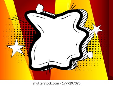 Fondo de diseño de dibujos animados. Ilustración de fondo de libro de historietas. Fondo de pantalla de historietas vectoriales.