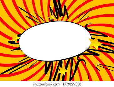 Cartoon design colored background. Comic book backdrop illustration. Vector comics wallpaper.