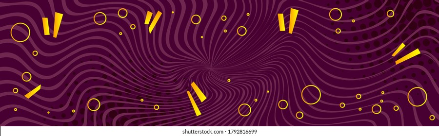 Cartoon design colored banner. Comic book background illustration. Vector comics backdrop.