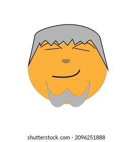 cartoon design concept with some various hair style and faceial expression