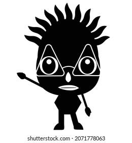cartoon design illustration, icon design illustration, icon design robot, cartoon characters and animation characters design concept web,