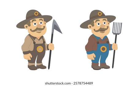 cartoon design illustration of people working
