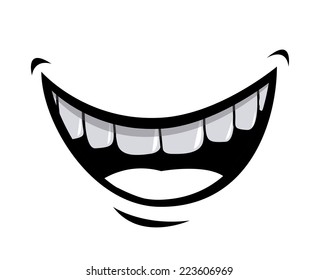 smile teeth vector