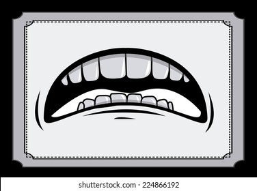 Cartoon design over white background, vector illustration