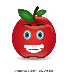 Cartoon design over white background, vector illustration.