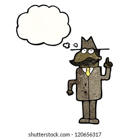 detective de dibujos animados
