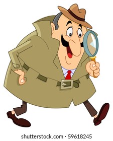 Cartoon detective
