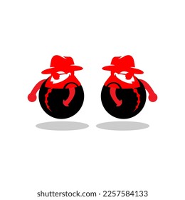 cartoon detective logo,illustration,icon,vector,silhouette
, line art, monograms, for children's toy businesses and story books
