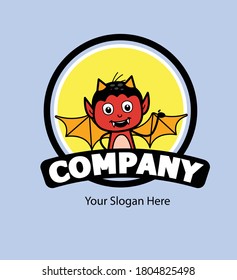 Cartoon Devil as Company Logo