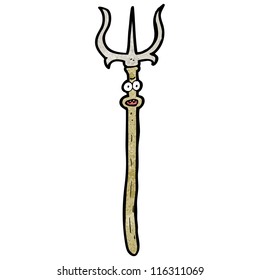 cartoon devil fork