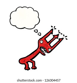 cartoon devil fork