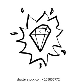 cartoon diamond