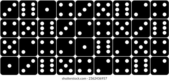 Cartoon dice and eyes. Dice game with six faces for play. Cube or cubes games. Board game pieces. Casino dices, online for lucky. Gamble games. Rolling dice,  numbers one to six. Dices dots or dot.