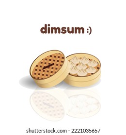 cartoon dim sum illustration design