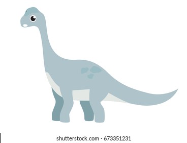 cartoon dino BRACHIOSAURUS