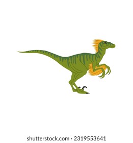 Cartoon dino isolated dinosaur animal, kids toy. Vector ornithopod dinosaur, walkeri dino robot model. Dinosaur extinct prehistoric t-rex